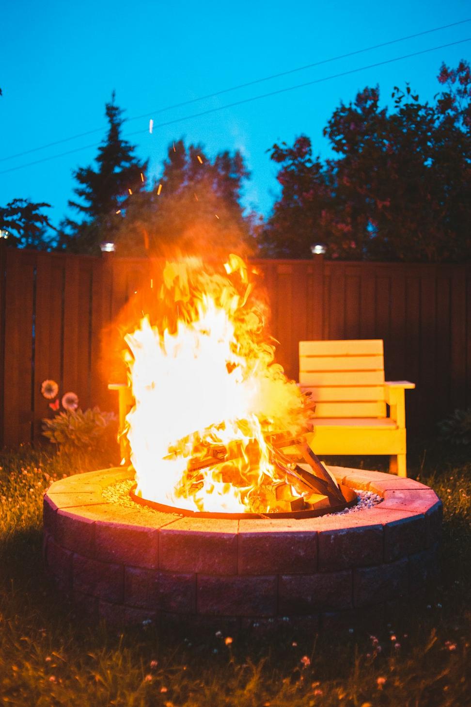 Fire-resistant landscaping
